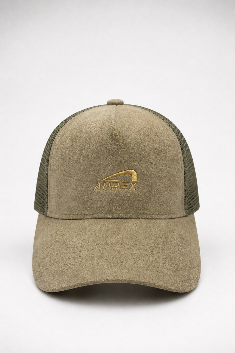 AUREX Trucker Cap — Taupe