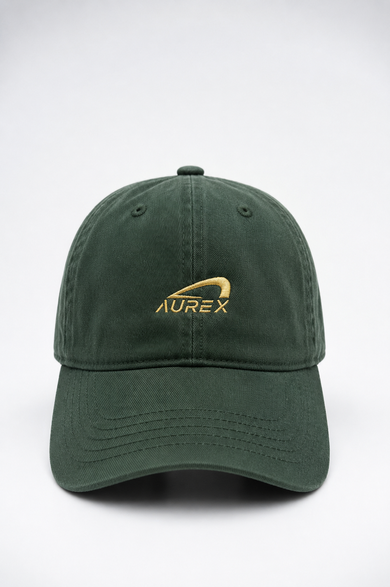 AUREX Softshell Cap — Dunkelgrün