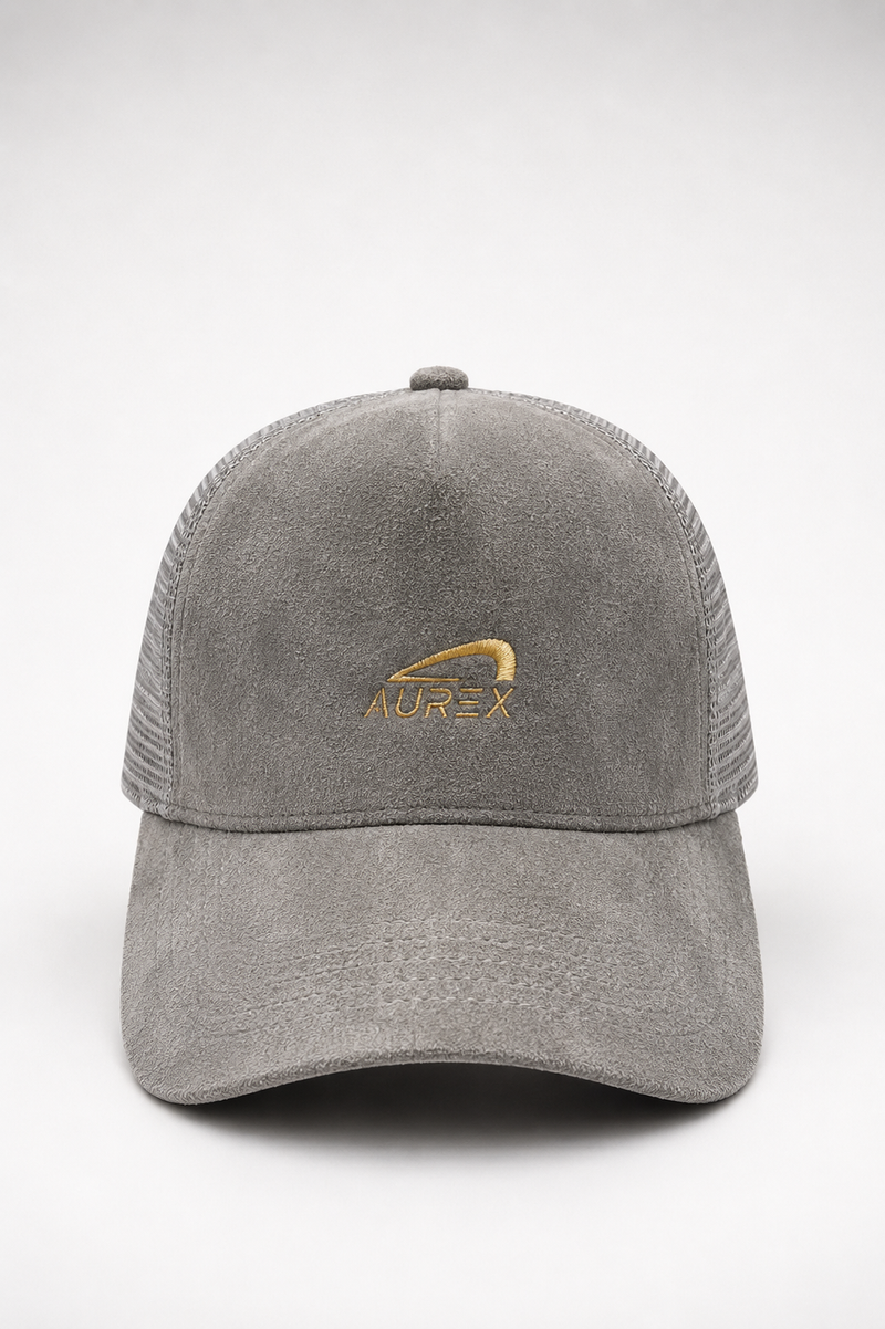 AUREX Trucker Cap — Grau